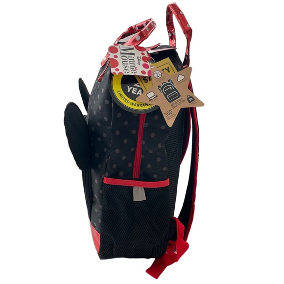? Disney Minnie Mouse Polka Dot Backpack With Bonus Lip Gloss main image 6